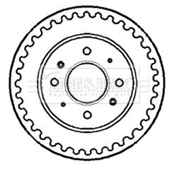 Borg beck bbr7139 brake drum - brake,