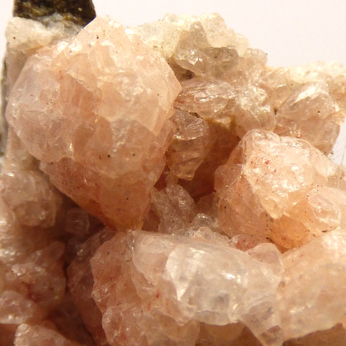 Pink chabazite crystals - pink,