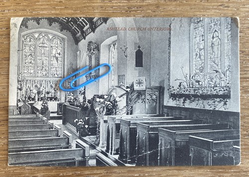 Ashtead church interior st - interior.,