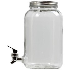Litre clear glass drinks - glass,