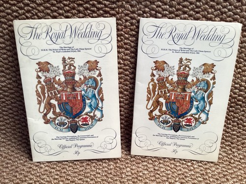 1981 royal wedding official - 1981,