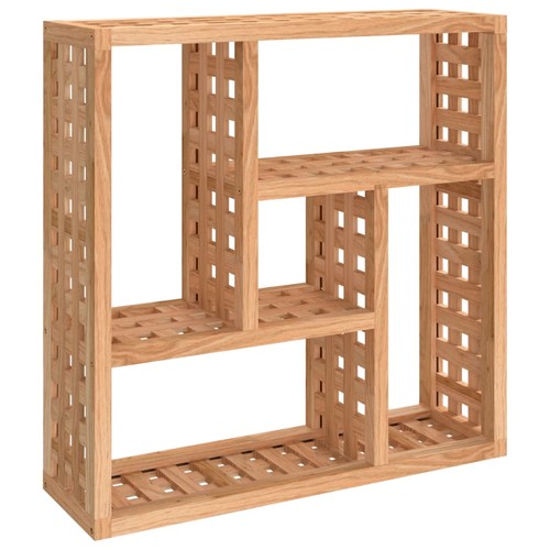 Solid wood walnut wall shelf - wood,