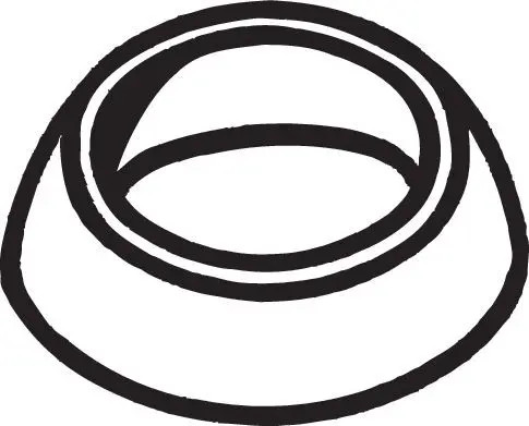 Exhaust pipe gasket - , 256-305