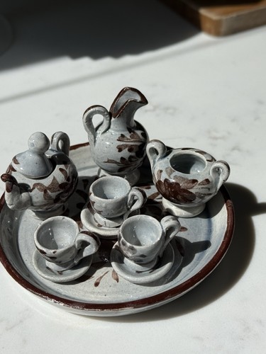 Vintage pottery miniature - pottery,