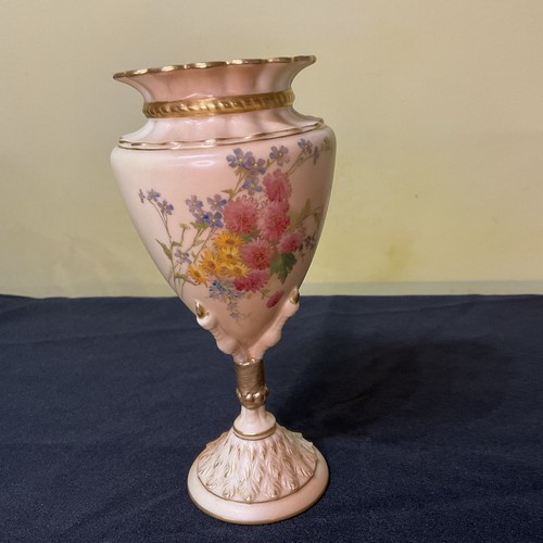 Rare royal worcester vase with - rare,