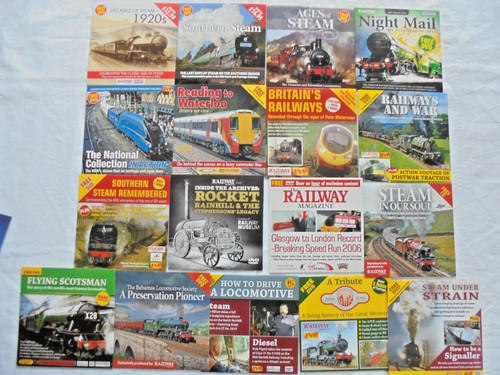 Railway steam train dvd - railway,