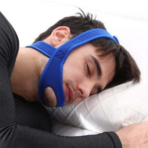 Snore stop belt - close, mouth