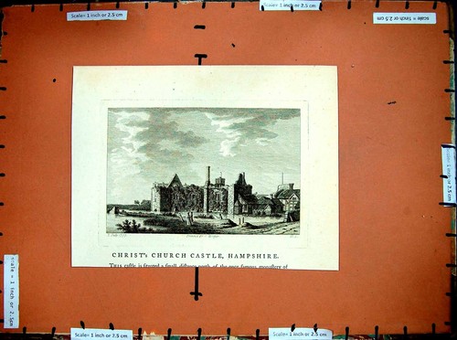 Original old antique - original, print