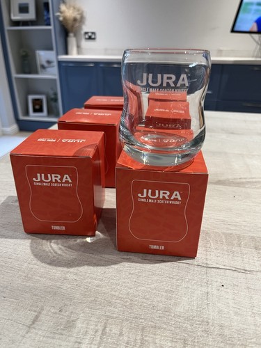 Jura whisky tumbler glass - jura, x6