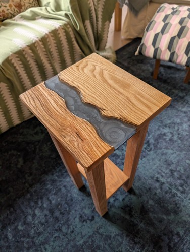 Epoxy resin table - , side