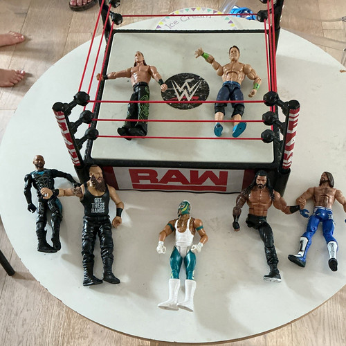 Wwe raw wrestling - ring, playset
