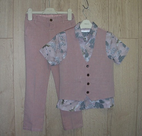 Next boys clay linen trousers - next,
