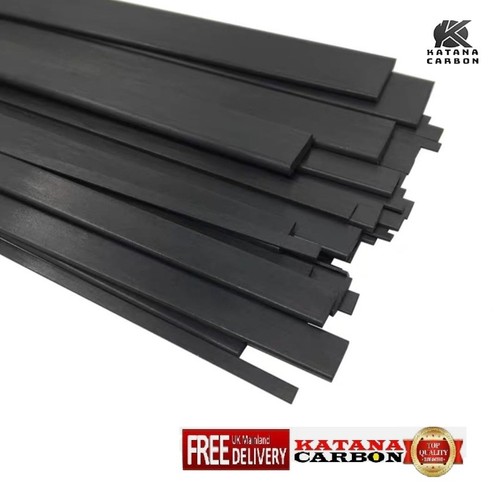 Carbon fibre strips pultruded - carbon,