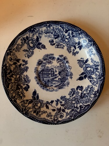 Alfred meakin side plate - alfred, blue