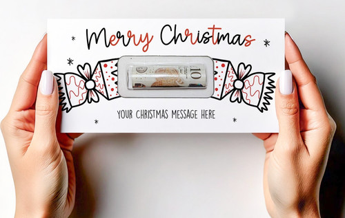 Personalised christmas money - christmas,