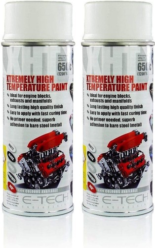 White high temperature spray - white,