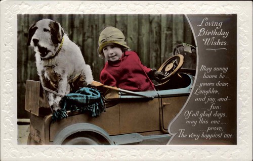 Little girl and - girl, antique