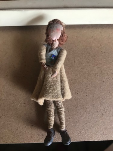 Vintage dolls house - dolls,
