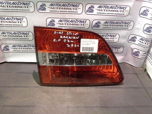 2003 fiat stilo rear - fiat, tail
