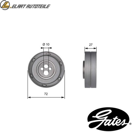 Tensioner pulley timing belt - pulley,
