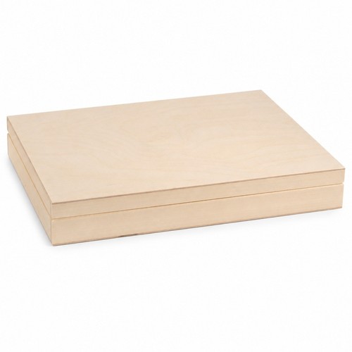 Beech wood storage box with - wood,