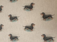 Dachshund fabric fat - dachshund,
