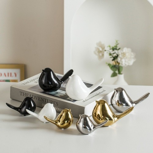 Nordic style bird sculpture - style,