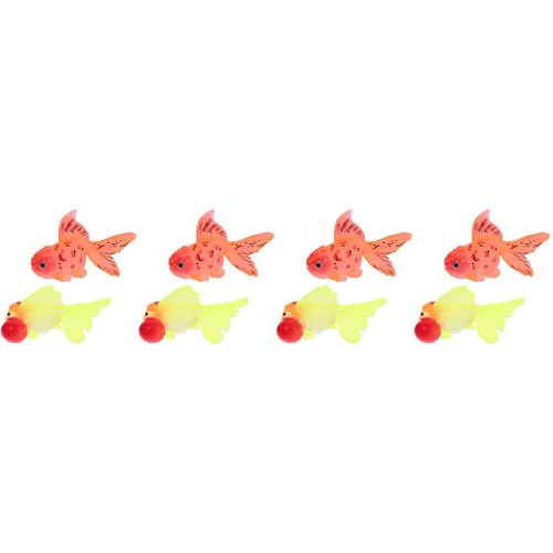 8pcs durable silicone goldfish - 8pcs,