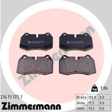 Front brake pad - front, disc