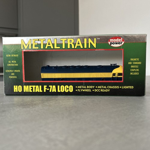 Model power metal train f7a - model,
