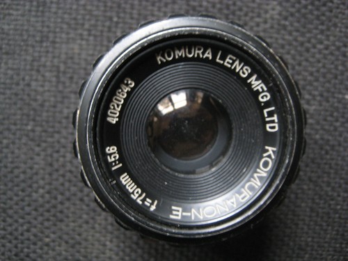 Komura komuranon 75mm 6 - komuranon-e, f5.6
