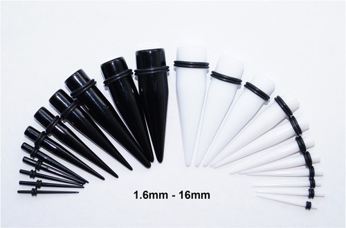 Acrylic ear taper stretching - taper,