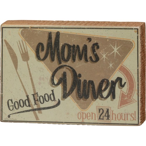 Mom diner good - diner, food