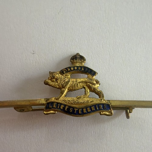 Leicestershire regiment enamel - leicestershire,