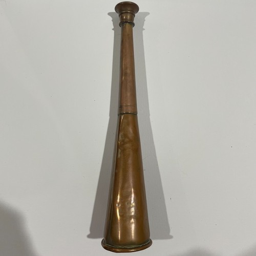 Vintage copper horn possibly - vintage,