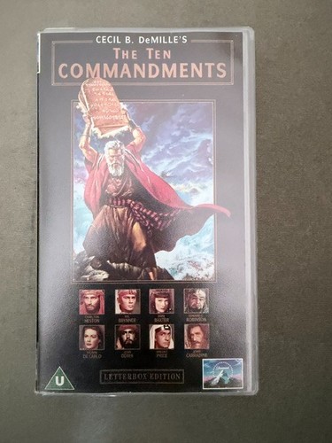 The ten commandments vhs - ten, commandments-vhs