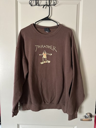 Thrasher men brown fleece - men’s,