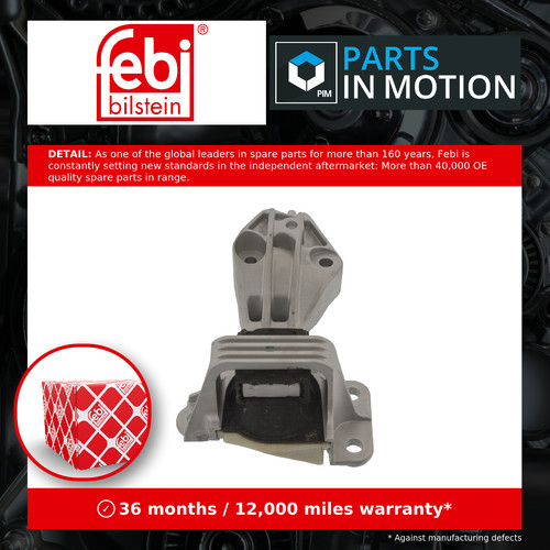 Engine mount fits - engine, renault