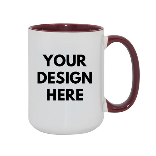 15oz large custom printed - 15oz,