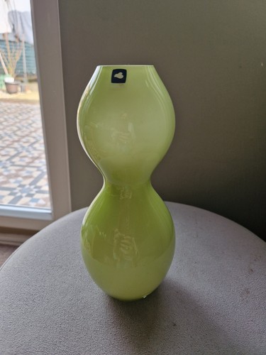 Coco leonardo glass vase - vase, green