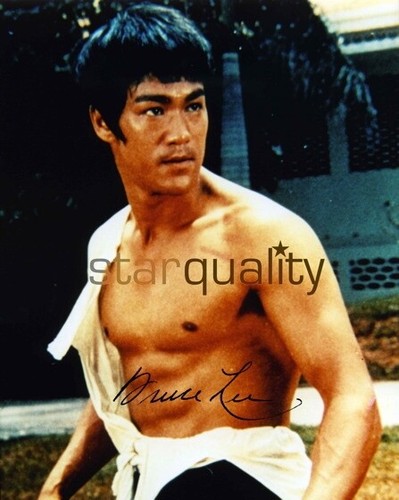 Bruce lee 10x8 - bruce, signed