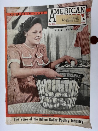 1943 american poultry magazine - 1943,