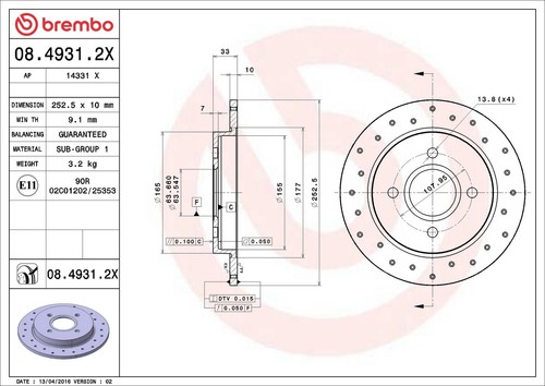 Brembo xtra rear brake - brembo,
