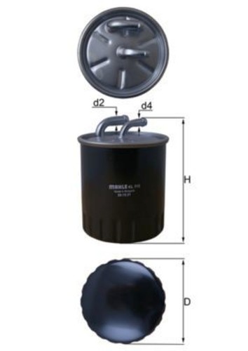 Mahle fuel filter for mercedes - fuel,