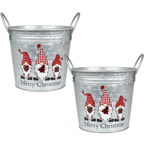 2pc merry christmas - 2pc, tin