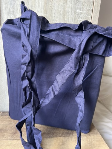 Navy blue lined - lined, eyelet