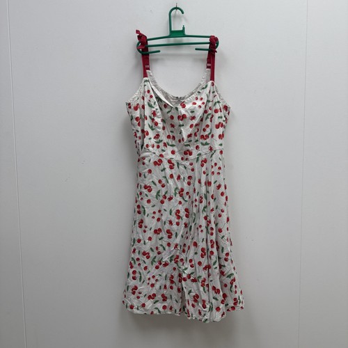 Hell bunny white cherry - hell, maxi