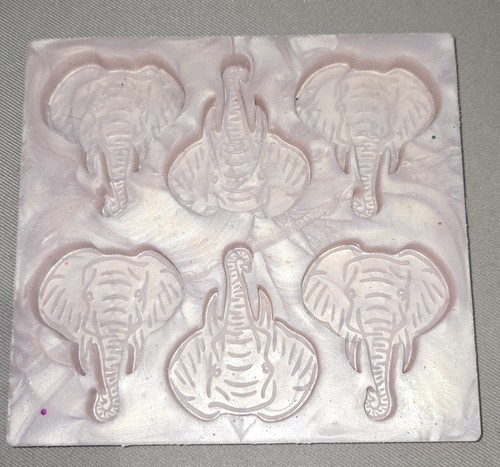 Lasercraft elephant head - head, mould