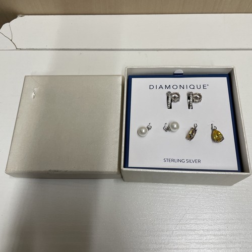 Qvc diamonique earrings pack - qvc,