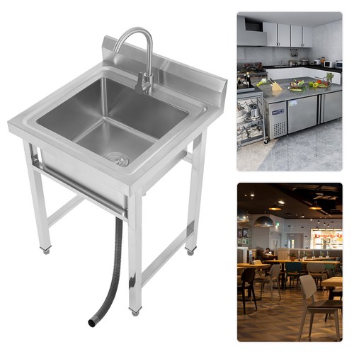 Freestanding single sink cold - sink,